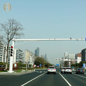 Poteau d'éclairage de rue galvanisé avec lampe LED pour systèmes d'éclairage des autoroutes, des routes, des rues urbaines, des zones résidentielles et des parcs industriels - Product Image 5