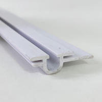 Profilé en PVC extrudé en forme de H, écologique, de conception moderne, pour la construction extérieure des hôpitaux et des cuisines, fabrication OEM en usine
