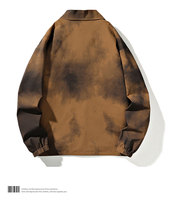 Veste en polyester pour homme, simple boutonnage, coupe longue, style pilote décontracté, logo personnalisé, coupe ample, imperméable et coupe-vent