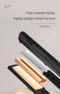 Nouveaux cheveux raides curling et curling taquets <span class=keywords><strong>à</strong></span> double usage frange de <span class=keywords><strong>fer</strong></span> <span class=keywords><strong>à</strong></span> friser <span class=keywords><strong>à</strong></span> l'intérieur de la <span class=keywords><strong>boucle</strong></span> petite pince <span class=keywords><strong>à</strong></span> cheveux droite - Product Image 6