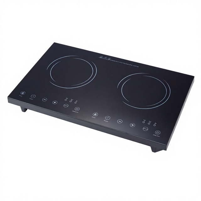 Kitchen Appliances Quality Multifunctional 2 Burner Double Induction Cooktops Electric Stove Ceramic Panel Countertop