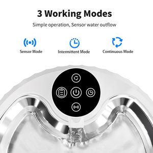 Dispenser air hewan otomatis pintar, mangkuk minum dengan Sensor inframerah, air mancur kucing terbaik, dioperasikan baterai untuk kucing - Product Image 4