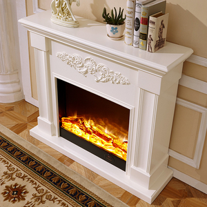 Chimenea Eléctrica Redonda de Madera Decorativa de 110V/240V, Ideal para Hogar y Hotel, con Funcionamiento en Inglés y Buenas Reseñas - Product Image 3