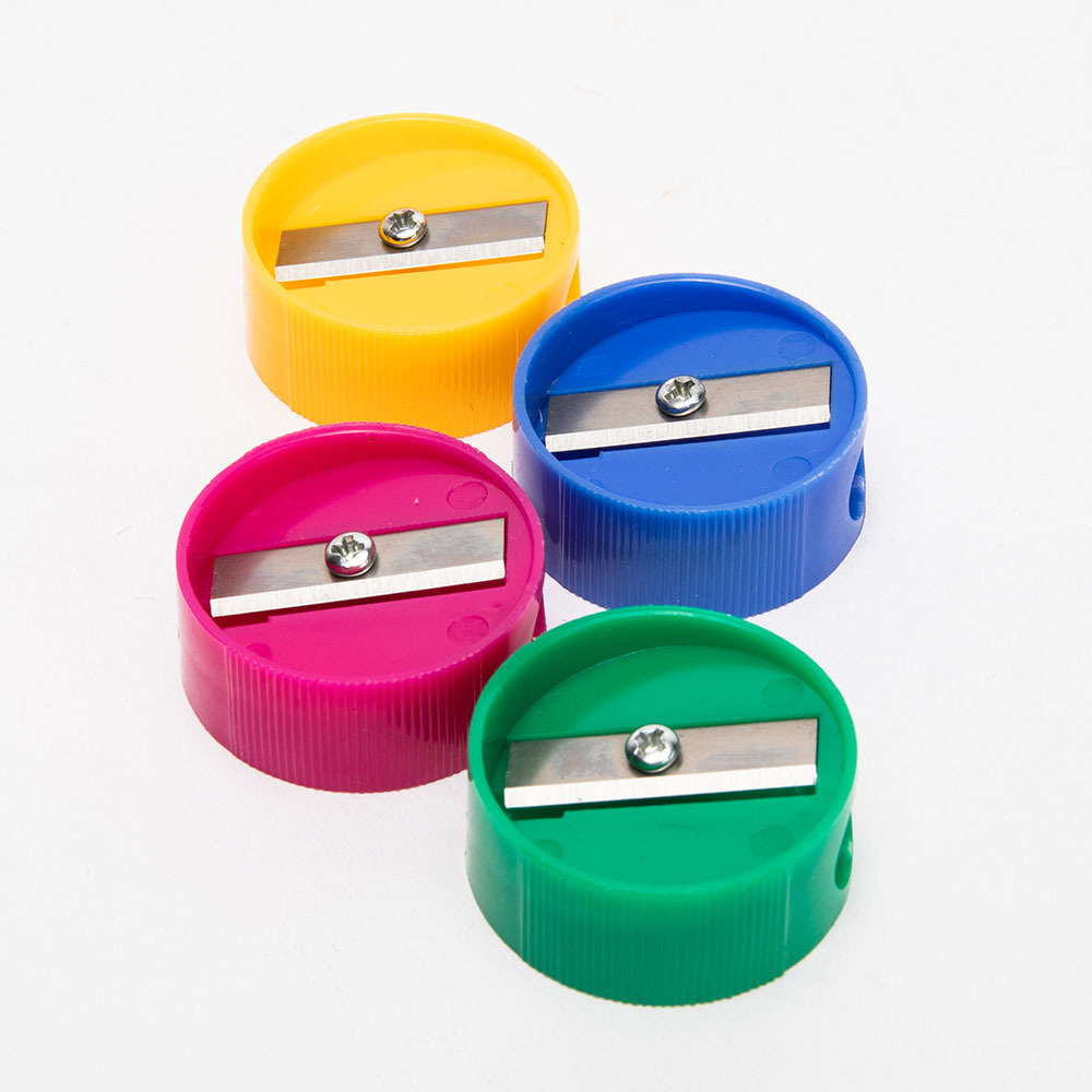 Qualité et quantité assurées industrielle monotrou base fantaisie en plastique taille-crayon de style