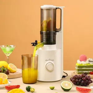 China Large Feeding Big Mouth Slow Juicers Machine Cold Press Juicer Squeezer Reverse Function Juice Extractor