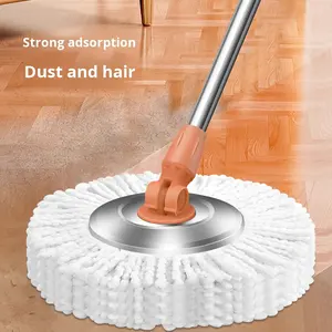 Ev temizlik teleskopik sürdürülebilir paspas ayrı kova paslanmaz çelik sepet çift sürücü el-ücretsiz dönen emek tasarrufu - Product Image 5