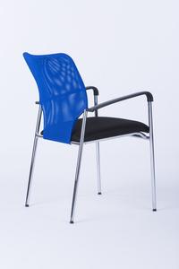 China Custom Fabric Library Lese bürostuhl Mesh Bequeme Büros tühle Stapelbare Stühle - Product Image 3