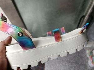 2021 thời trang phụ nữ sandales Băng ren-up nền tảng Roman talons femmes sandalias mujer phẳng Phụ nữ dép cho phụ nữ - Product Image 6