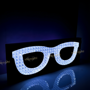 Tablero de señal Óptica de alto brillo Acrílico LED Señal abierta para tienda óptica Pantalla de mensajes electrónicos Pantallas de gafas - Product Image 1