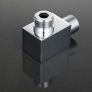 Chất Lượng Tốt Nhất Brass Nước Dừng 1/2 "Van Phụ Kiện Phòng Tắm Nhà Vệ Sinh Vòi Nước Phụ Kiện Chrome Mạ Thiên Thần Van Với Diverter - Product Image 2