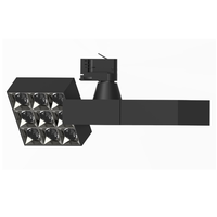 Lampu Trek Led 28W Anti Silau, Lampu Sorot Led Horizontal Dapat Disesuaikan, Lampu Jalur 2*12 Titik