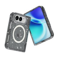 Coque de téléphone transparente magnétique à paillettes étoilées tendance, luxe, anti-rayures, antichoc, pour iPhone Duo