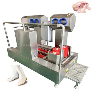 Access Control System For Food Processing Hygiene Station Shoe Sole Cleaning Hand Sanitizing