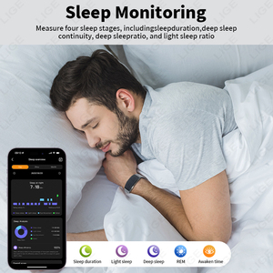BWVITRO (20 Días) Pulsera Inteligente con Batería, Monitor de Frecuencia Cardíaca 24H, Presión Arterial, Estrés, HRV, Resistente al Agua, Rastreador de Actividad Física - Product Image 4