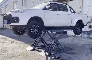 Customizable 1.2m 1.4m 1.6m Movable Steel Two Post Scissor <strong>Car</strong> <strong>Lift</strong> 4000kg Mid Rise Vehicle Crane <strong>Hydraulic</strong> Double Cylinders - Product Image 5