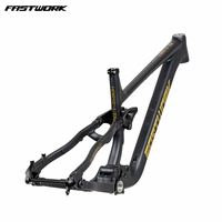Cadre de VTT tout suspendu OEM/ODM 27,5''/29 pouces, cadre Soft-Tail à quatre bras en alliage d'aluminium pour VTT de descente et d'enduro