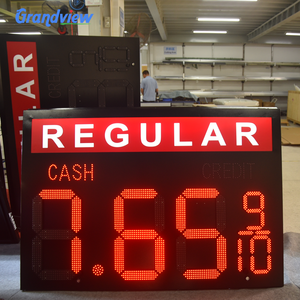 Outdoor Double Side Electronic LED Gas Station Digit Price Sign Regular Cash Credit Petrol Station Digital <strong>Display</strong> - Product Image 4