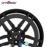 CF FORGED Nuevas Llantas de Aleación de Aluminio Forjado Personalizadas de 16-24 Pulgadas con Acabado Negro, Ajuste Universal para Tesla Model