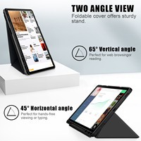 Étui de protection intelligent antichoc en cuir TPU NET-CASE avec support pliable pour tablette Tab S9 / S9 FE, plusieurs couleurs