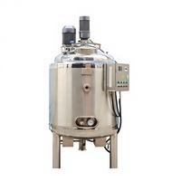 Cuve de mélange d'aliments en acier inoxydable 304, spéciale élevage, vertical, chauffante, isolée, avec joint mécanique, pour fumier de bétail et de volaille