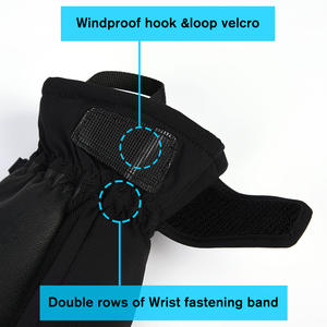 Al Aire Libre senderismo térmico hombres impermeable mujeres pantalla táctil cálido personalizado montar bicicleta ciclismo cuero deportes de invierno guantes - Product Image 4