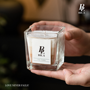 เทียนหอม BILA 155 กรัม ทำจากขี้ผึ้งถั่วเหลือง เป็นมิตรต่อสิ่งแวดล้อม ทำด้วยมือ คุณภาพพรีเมียม สำหรับตกแต่งภายในบ้าน เหมาะสำหรับเทศกาลคริสต์มาส วันขอบคุณพระเจ้า และวันแม่ - Product Image 3