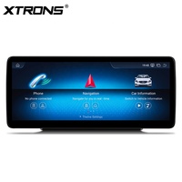 XTRONS Radio de Coche Android de 12.3 Pulgadas para Benz Clase C/GLC/V/X NTG 5.0/5.1/5.2 Pantalla Antirreflejo 2400*900P Snapdragon 662 8+128GB