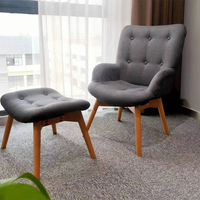 Fauteuil inclinable moderne à dossier haut, fauteuil d'appoint en tissu, fauteuil à oreilles, modulaire, 100 pièces