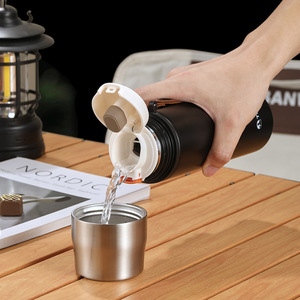 Taza de Té con Aislamiento al Vacío <span class=keywords><strong>Tomic</strong></span> Temeike, Separación de Agua, Revestimiento Interior de Acero Inoxidable 316, Diseño Moderno y Minimalista para Hombres y Mujeres - Product Image 1