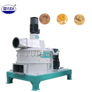 YUDA Pulverizer Ultra halus 5-8 t/h, dengan sertifikasi CE untuk udang, ikan dan ekstruder hewan akuatik