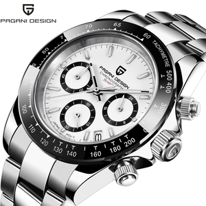<span class=keywords><strong>PAGANI</strong></span> DESIGN 1644 Luxe <span class=keywords><strong>VK63</strong></span> Mouvement En Acier Inoxydable Date D'affaires Horloge Sport Étanche Chronographe Quartz Montre - Product Image 6