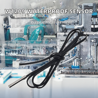 Sonde de température NTC étanche W1209 50CM 1M 2M 3M avec câble 10K 1% 3950 W1209 W1401