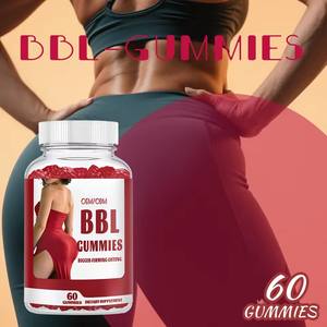 BBL Booty Gummies Men Herbal Extracts High-Protein Organic <b>Enhance</b> Curvy Bigger <b>Butt</b> Fast Growth Firm Lift Berry Fruit - Product Image 3