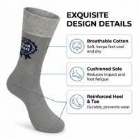 Échantillon gratuit, logo personnalisé, chaussettes de sport pour hommes, séchage rapide, résistantes aux odeurs, 82% coton, chaussettes antibactériennes, chaussettes de cyclisme, GOTS