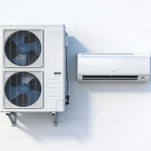 Aire Acondicionado Split de Gran Capacidad 55000 BTU, Motor de Ventilador y Bomba Ecológicos, Refrigerante R-410A, 9.7 EER, 3.0 COP, Alta Eficiencia para Oficina - Product Image 5