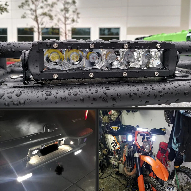 New Arrival 7inch 4x4 Off Road Led Work Boat Driving Lights Bar Pods Led Front Fog Light Headlights Car Assemblies