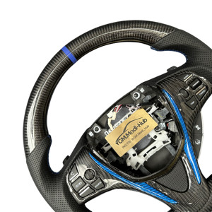 GM.Modi-Hub Vente directe d'usine Volant de voiture en fibre de carbone pour <span class=keywords><strong>Acura</strong></span> 2015 -<span class=keywords><strong>2020</strong></span> TLX / 2014-<span class=keywords><strong>2020</strong></span> <span class=keywords><strong>MDX</strong></span> - Product Image 5