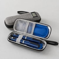 Étui portable isotherme léger pour stylo à insuline avec logo personnalisé, avec pochette thermique pour le voyage et la conservation au froid en extérieur