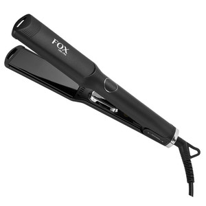 Piastra per capelli professionale Fox Cha-Cha 37mm Display LCD in titanio tormalina MCH piastre in ceramica elettrica per alberghi personalizzati - Product Image 1