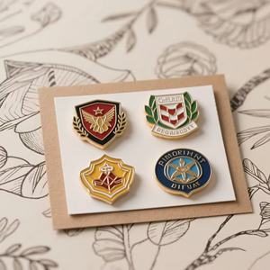 Pins de Metal Esmaltados Personalizados, Insignias con Logotipo, Lote de Aleación de Zinc, Esmalte Blando y Duro, Plateado y Dorado, Recuerdos - Product Image 2