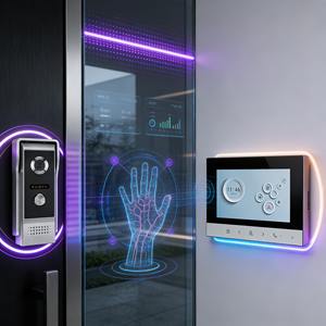 ระบบเชื่อมต่อบลูทูธขนาด 7 นิ้ว ควบคุมระยะใกล้ เพิ่มความสะดวก สมาร์ทดอร์เบลล์พร้อมกล้องไร้สายสำหรับใช้งานส่วนตัว - Product Image 1