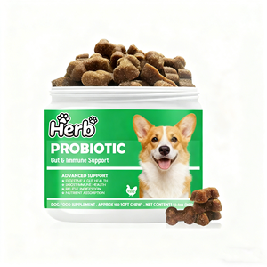 Probióticos para Perros con Prebióticos, Marca Privada OEM ODM, Promueve un Microbioma Intestinal Equilibrado, Refuerza la Salud Inmunológica, Masticables Blandos - Product Image 1