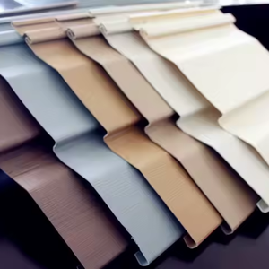 Toptan fiyat <span class=keywords><strong>PVC</strong></span> vinil cephe giydirme paneli duvar çatı malzemeleri su geçirmez yanmaz Anti-UV ev kapalı ve açık için - Product Image 4