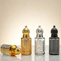 Botol Parfum Minyak Roll-on Kaca Mewah Arab Grosir 3ml 6ml 12ml Botol Roller Minyak Esensial