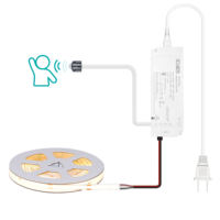 Bande LED COB ultra-mince de 8 mm CRI90+ 384 LED/m, accessoire compatible pour systèmes d'alimentation, pour solution d'éclairage sur mesure pour armoires