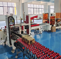 Robot de palettisation personnalisé entièrement automatique Ligne d'emballage automatisée de boxe en papier Monteur de carton Machines à sceller multi-tension