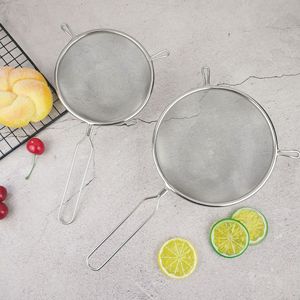304 acier inoxydable à manche court deux oreilles passoire cuisine métal filet à frire <span class=keywords><strong>hôtel</strong></span> ligne vidange passoire pour Hot Pot soja passoire - Product Image 2
