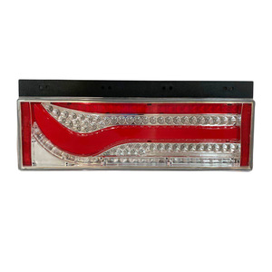 ไฟ LED สำหรับรถพ่วงรถบรรทุกหนักไฟท้ายเคียวไฟนำทางสีแดง/เทา/เหลือง24V - Product Image 5