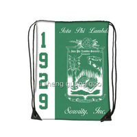 Sac à dos à cordon personnalisé Chi Eta Phi Sorority, cordon réglable, sac à dos de sport à double épaule pour la gym