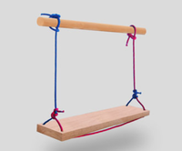 JIESEN-Planche de surf suspendue avec poignée réglable en bois et érable, plateau plat, planche à roulettes